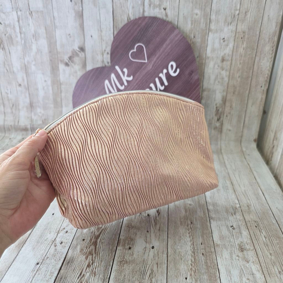 Lancome Rose Gold Cosmetic Makeup Bag Pouch - Picture 2 of 4